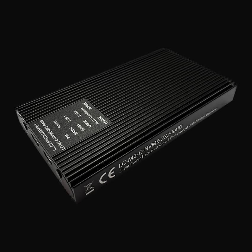 Kieszeń LC-Power HDD ACC LC-Power LC-M2-C-NVME-2X2-RAID M.2