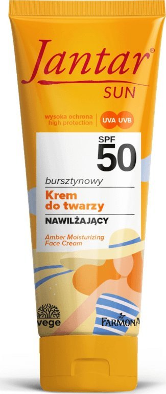 Farmona FARMONA Jantar Sun Bursztynowy Krem do twarzy - nawilżający SPF50 50ml