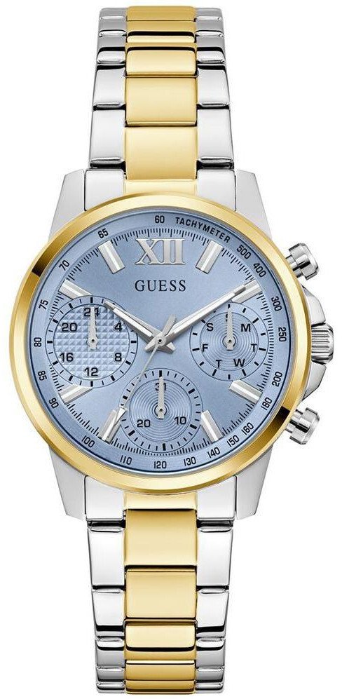 Zegarek Guess Zegarek męski Guess GW0933L3 srebrny