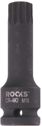 ROOKS KLUCZ TRZPIENIOWY UDAROWY 1/2", 75 MM, SPLINE M 16