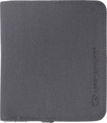 Lifeventure Kompaktowy portfel RFID wąski portfel na podróż, szary Uniwersalny