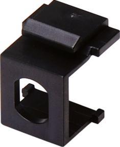 Alantec Adapter mocowania typu keystone pod adapter ST simplex, kolor czarny (MKA-ST-C)