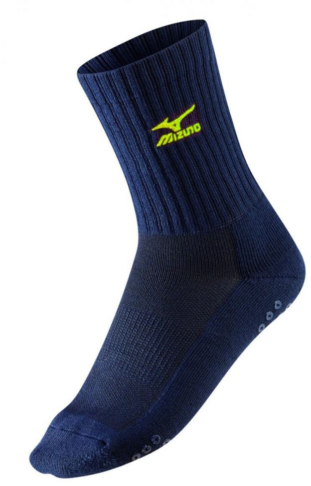 Mizuno Skarpetki Volley Socks Medium Mizuno Navy/Yellow roz. 35-37 (67XUU71584)