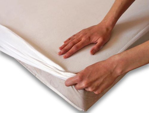 Darymex Ochronne prześcieradło z gumką SG białe r. 60x120 cm