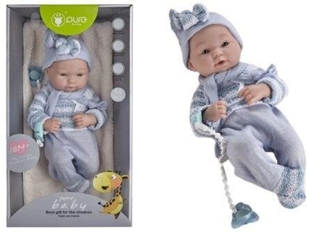 Bobas z kocykiem 35cm ciepłe ubranko 7170719 19089