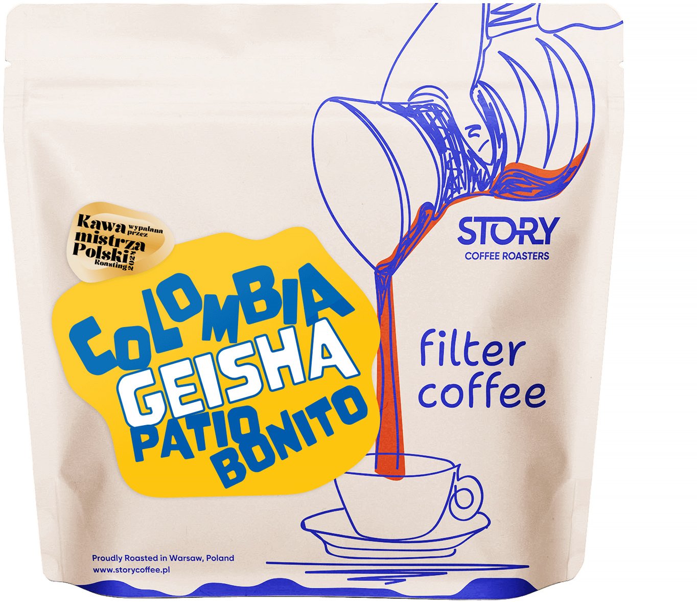 Kawa ziarnista Story Coffee Roasters Story Coffee Roasters - kawa ziarnista Kolumbia Patio Bonito Washed Filter 200 g