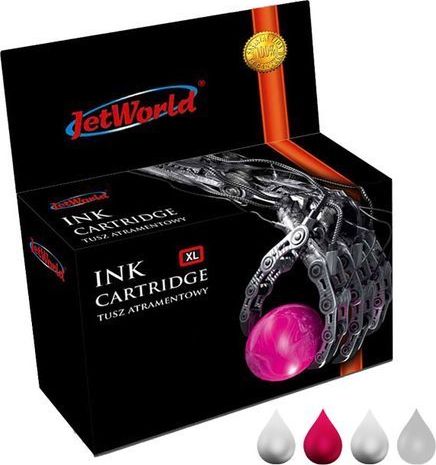Tusz JetWorld Tusz JetWorld JWI-H72MN zamiennik HP 72 do HP 130ml Magenta