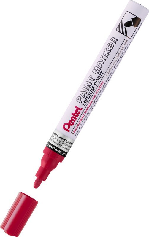 Pentel Marker olejowy MMP10 czerwony -