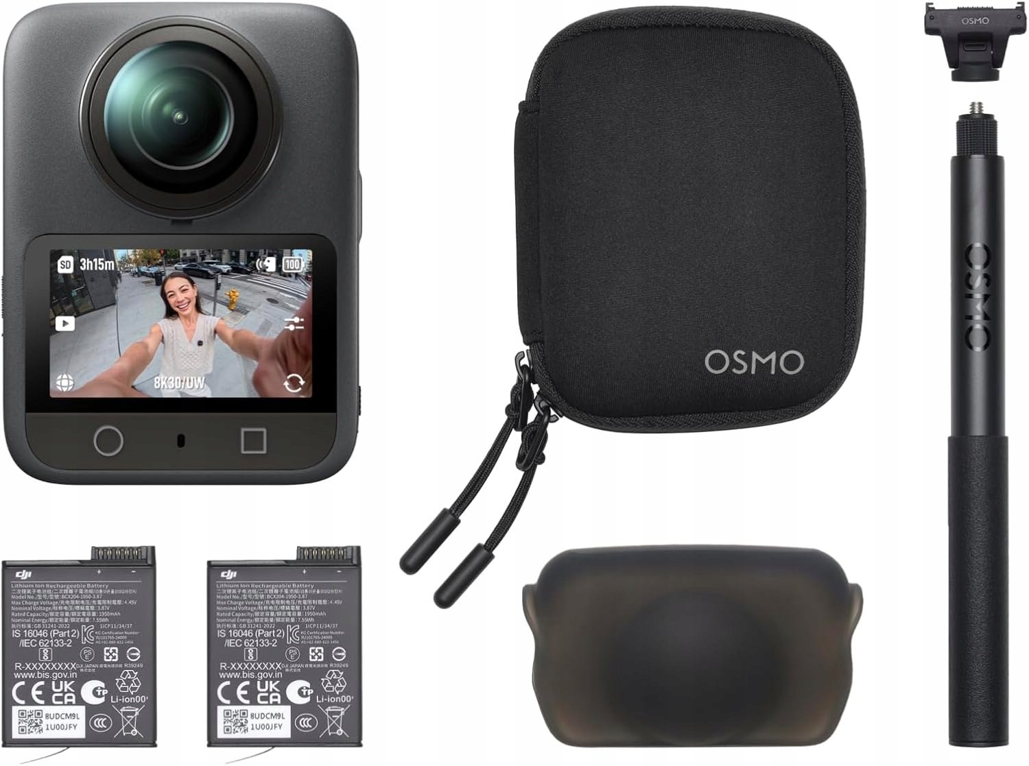 Kamera DJI Osmo 360 Essential Combo czarna