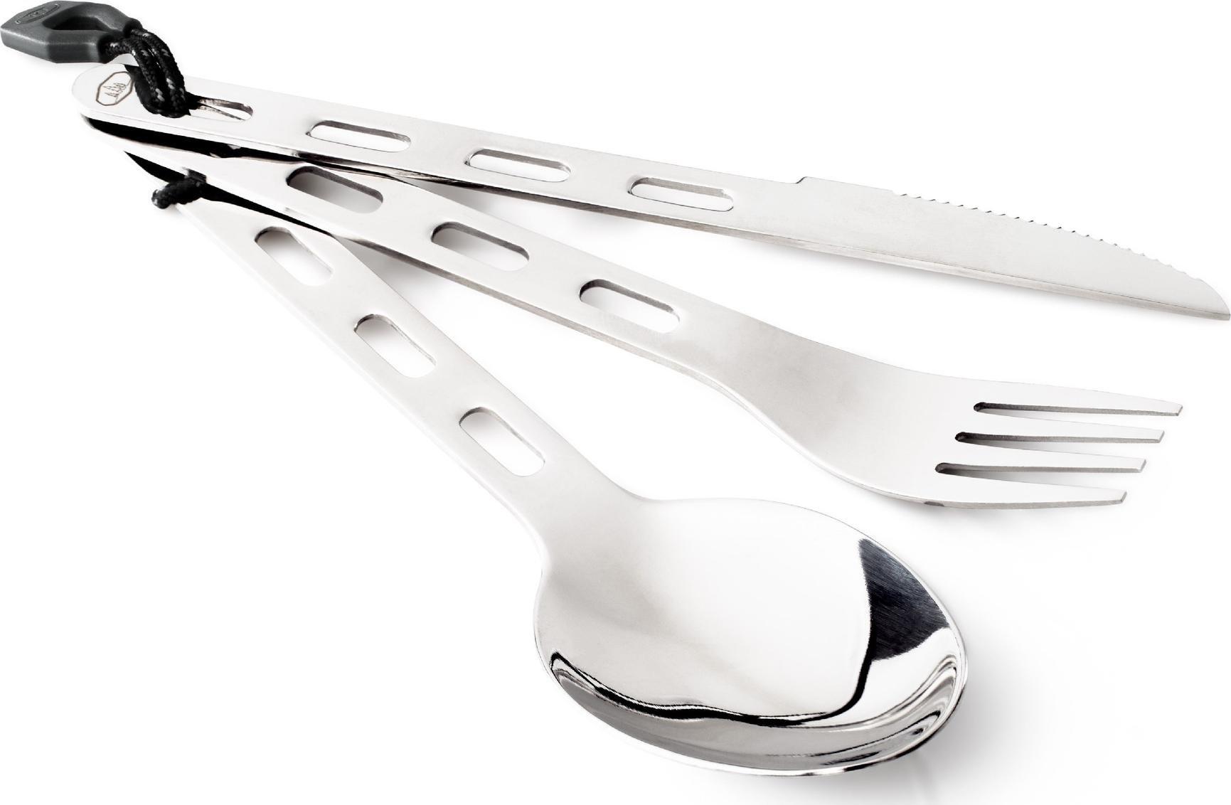 GSI Outdoors Zestaw sztućców Glacier Stainless 3 PC Ring Cutlery