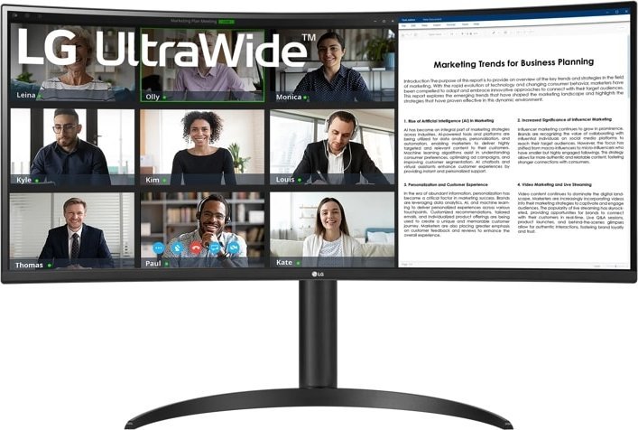 Monitor LG UltraWide 34WR55QK-B