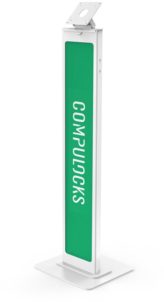 Compulocks VESA Brandable Floor Stand White, Tablet/UMPC, Passive holder, Indoor, White