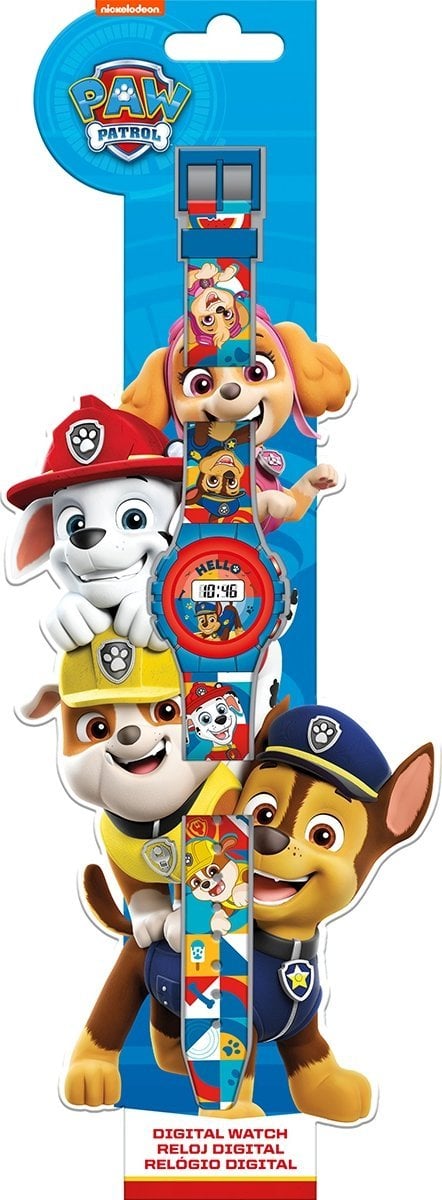 Kids Euroswan Zegarek cyfrowy KE02 Psi Patrol PAW PATROL PW19943