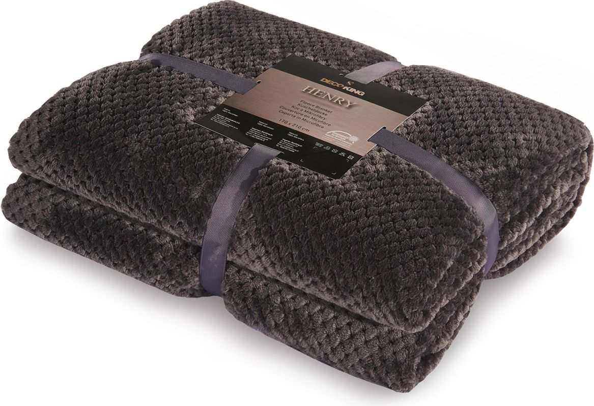 Decoking Koc Henry grafitowy r. 220x240cm