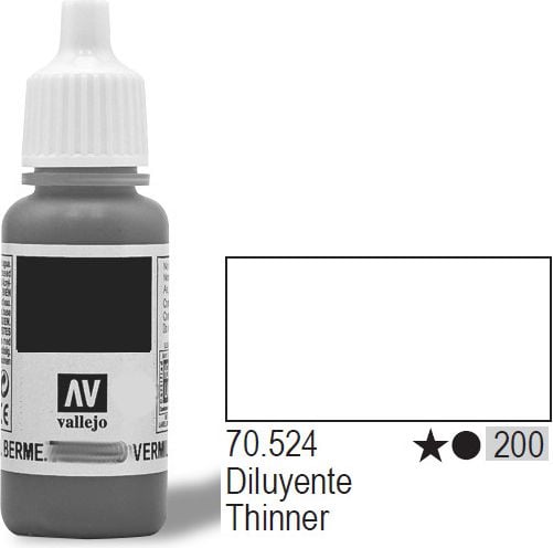Vallejo VALLEJO Lakier Nr200 Thinner 17ml - 70524