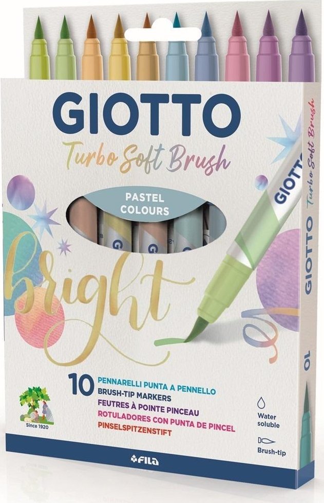 Giotto Pisaki Turbo Soft Brush pastel 10 kolorów