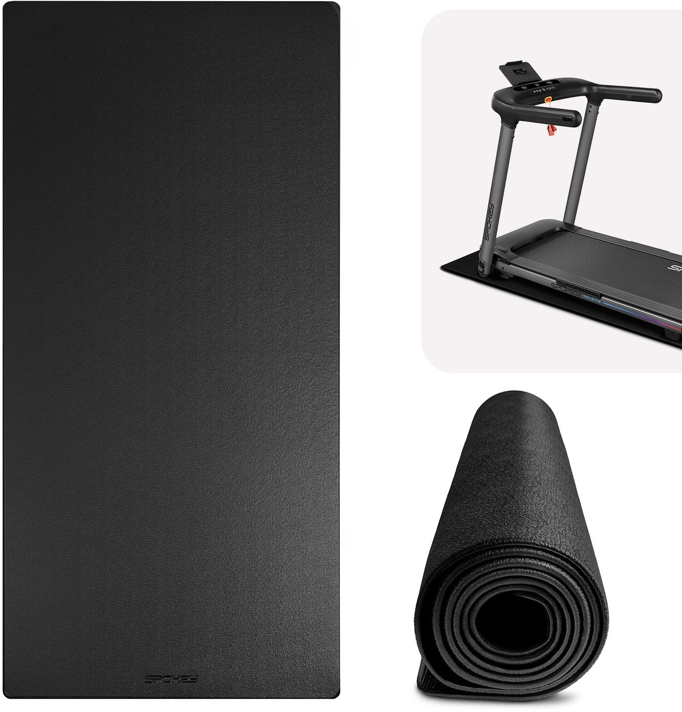 Spokey Mata ochronna pod sprzęt cardio 170 cm EQUI MAT (Mata ochronna pod sprzęt cardio 170 cm Spoke...