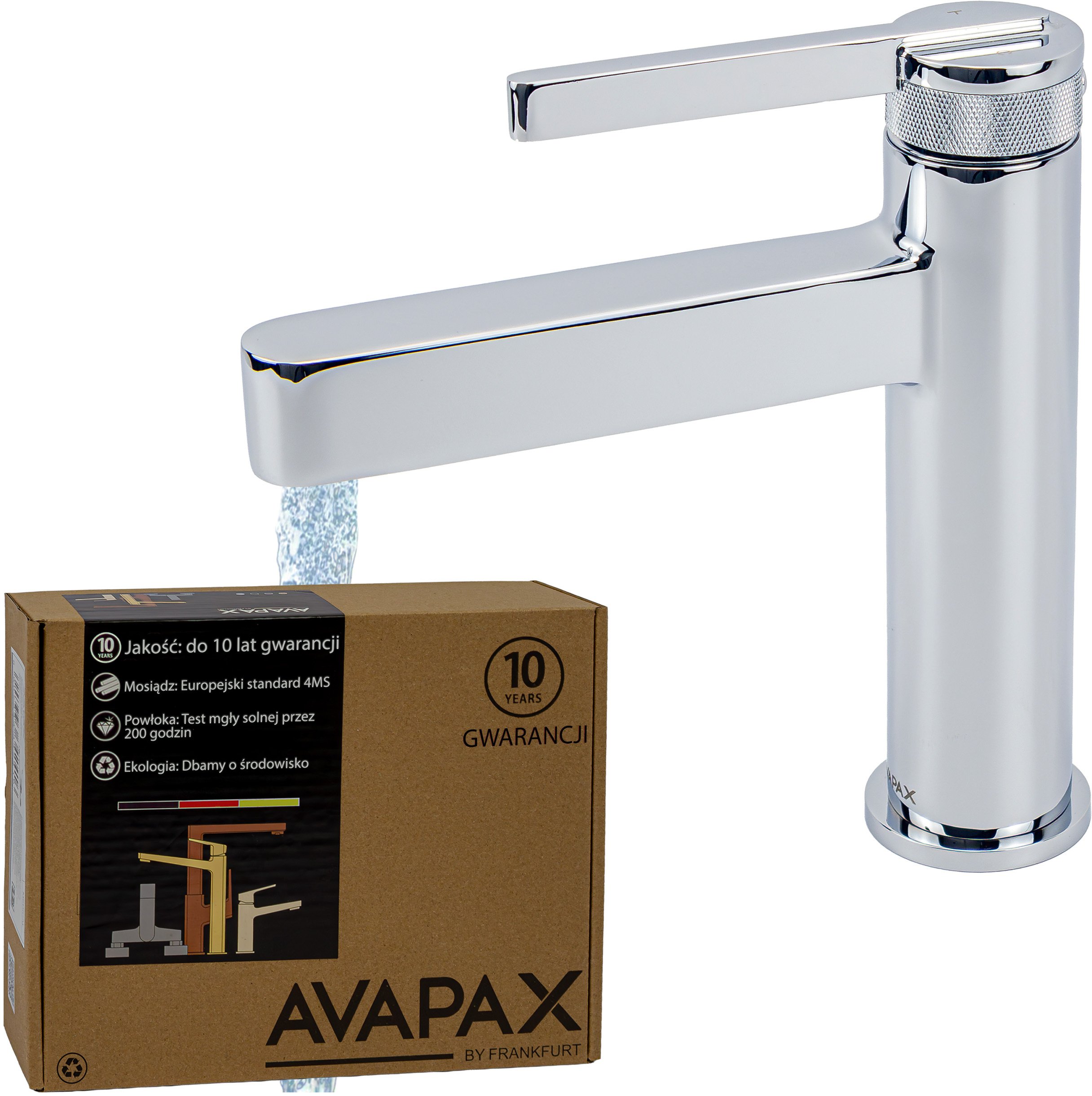 Bateria umywalkowa Avapax Bateria umywalkowa stojąca, Kolor: chrom