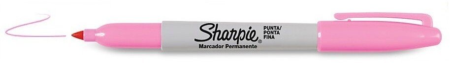 Sharpie Sharpie Fine Point marker permanentny Końcówka cienka Różowy