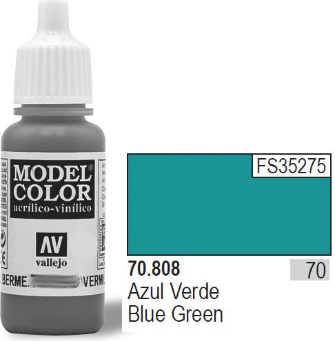 Vallejo Farba Nr70 Green Blue Matt 17ml - 70808
