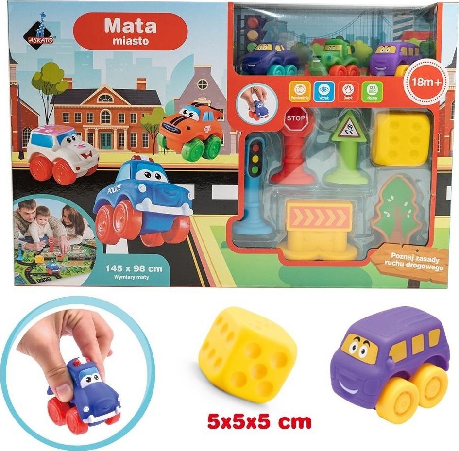 Askato Mata miasto z miękkimi pojazdami