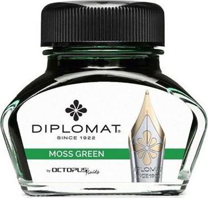 Diplomat atrament Diplo Octopus 30 ml szklany zielony