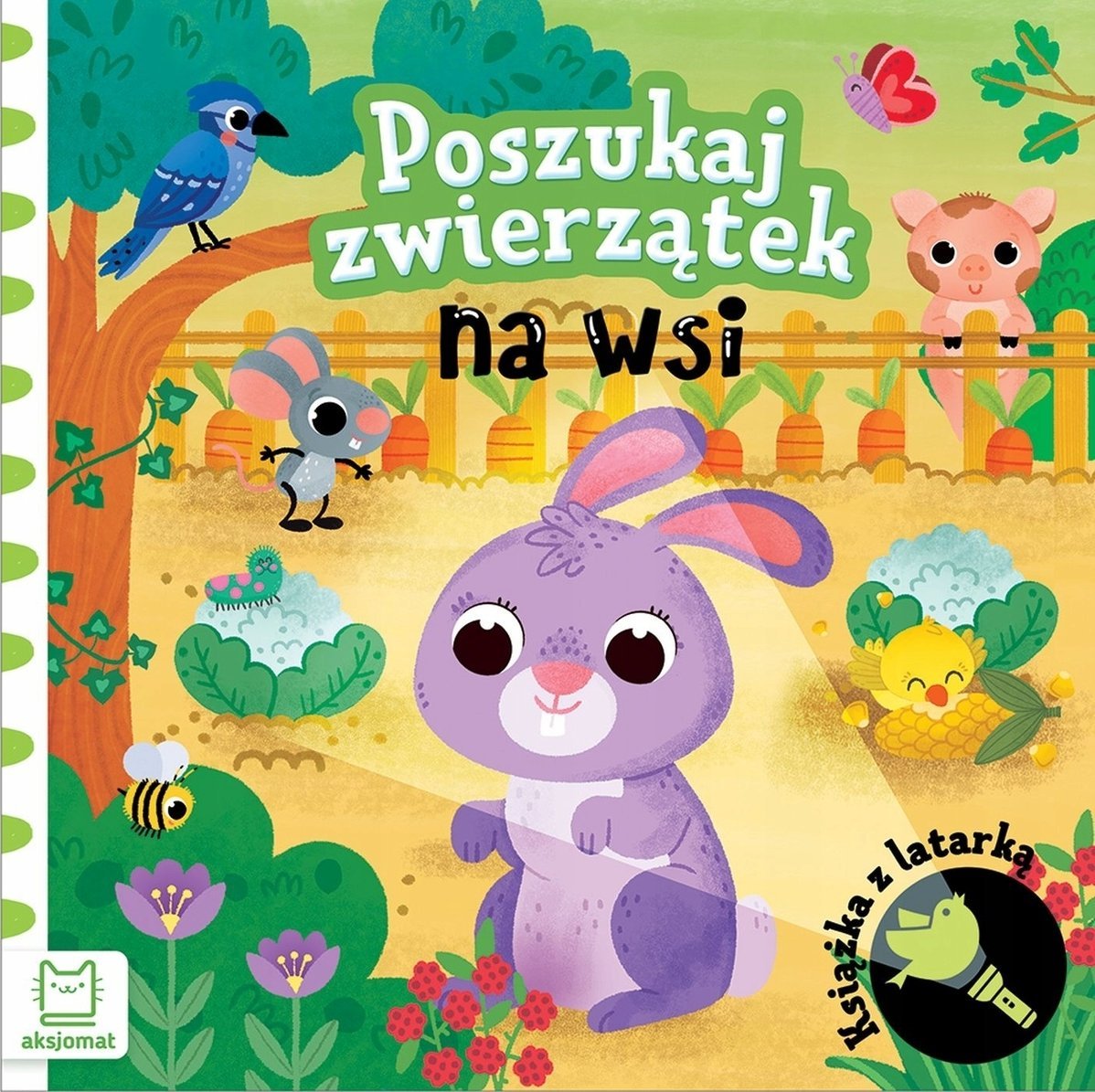 Aksjomat Poszukaj zwierzątek Na wsi Książka z latarką 40225