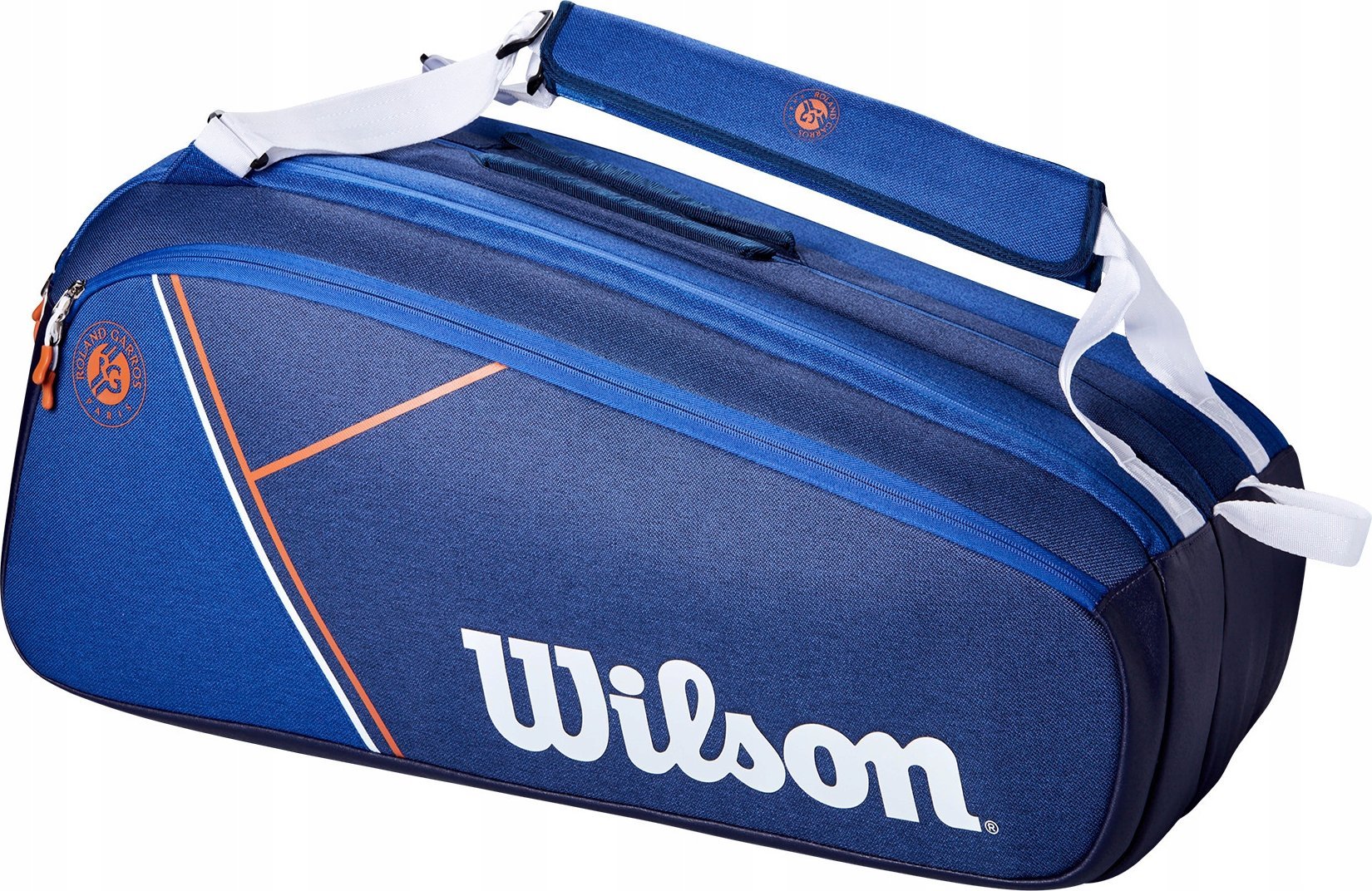 Zdjęcia - Torba podróżna Wilson Roland Garros Super Tour 9 Pack WR8018201001 Niebieskie One size 