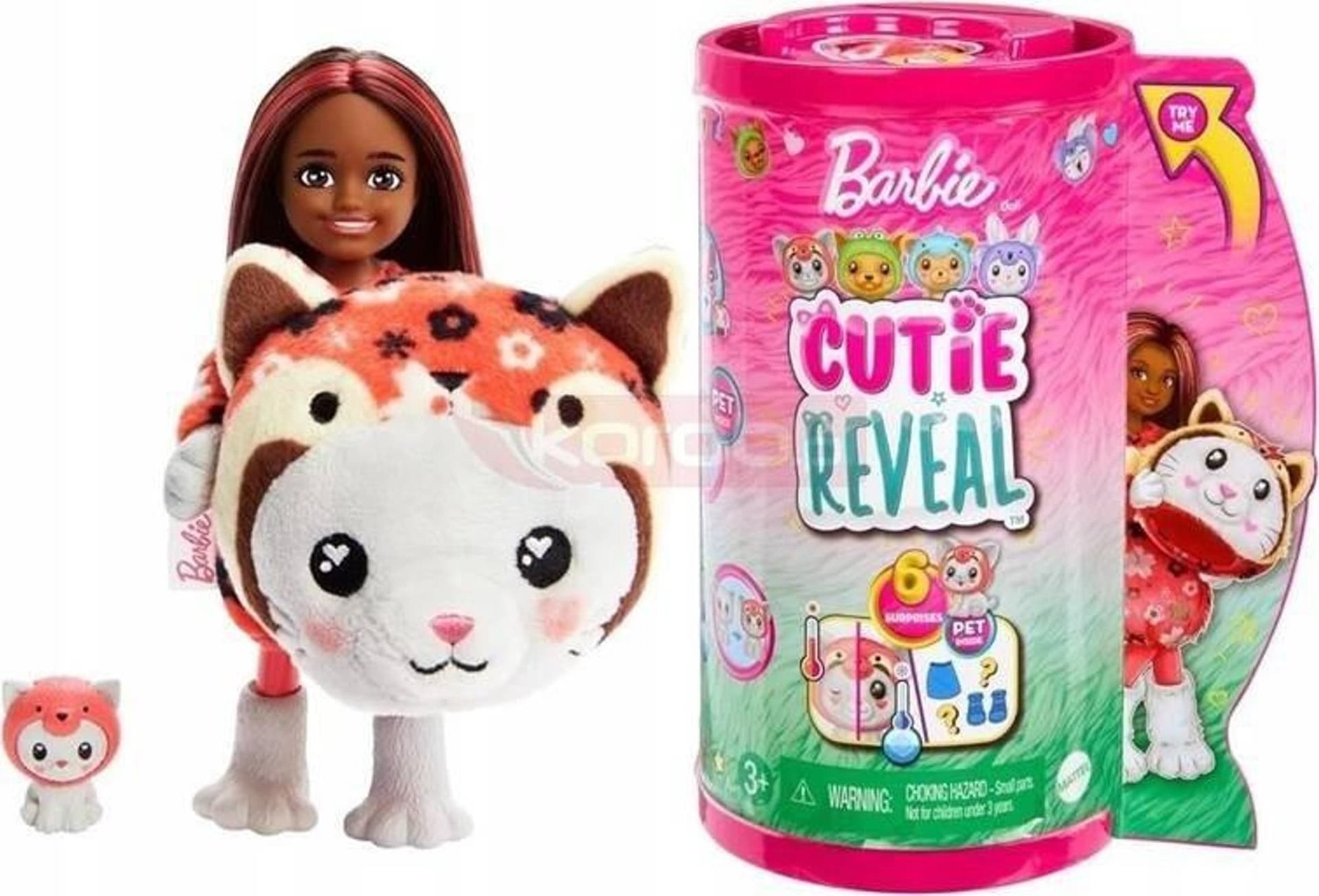 Lalka Barbie Mattel Barbie Color Reveal Chelsea Panda kot HRK28