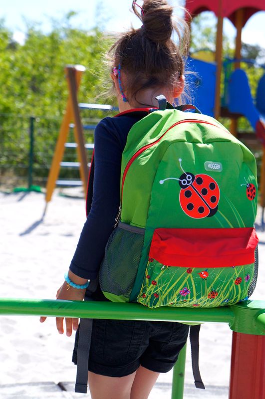 Фото - Шкільний рюкзак (ранець) Hugger Plecak tornister dla dzieci , Let's Go! - Large, wiek 6-9 lat 