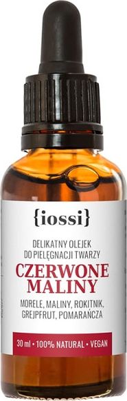 Iossi Olejek do twarzy Czerwone Maliny z olejami z pestek malin/rokitnika/grejpfruta i pomarańczy 30ml
