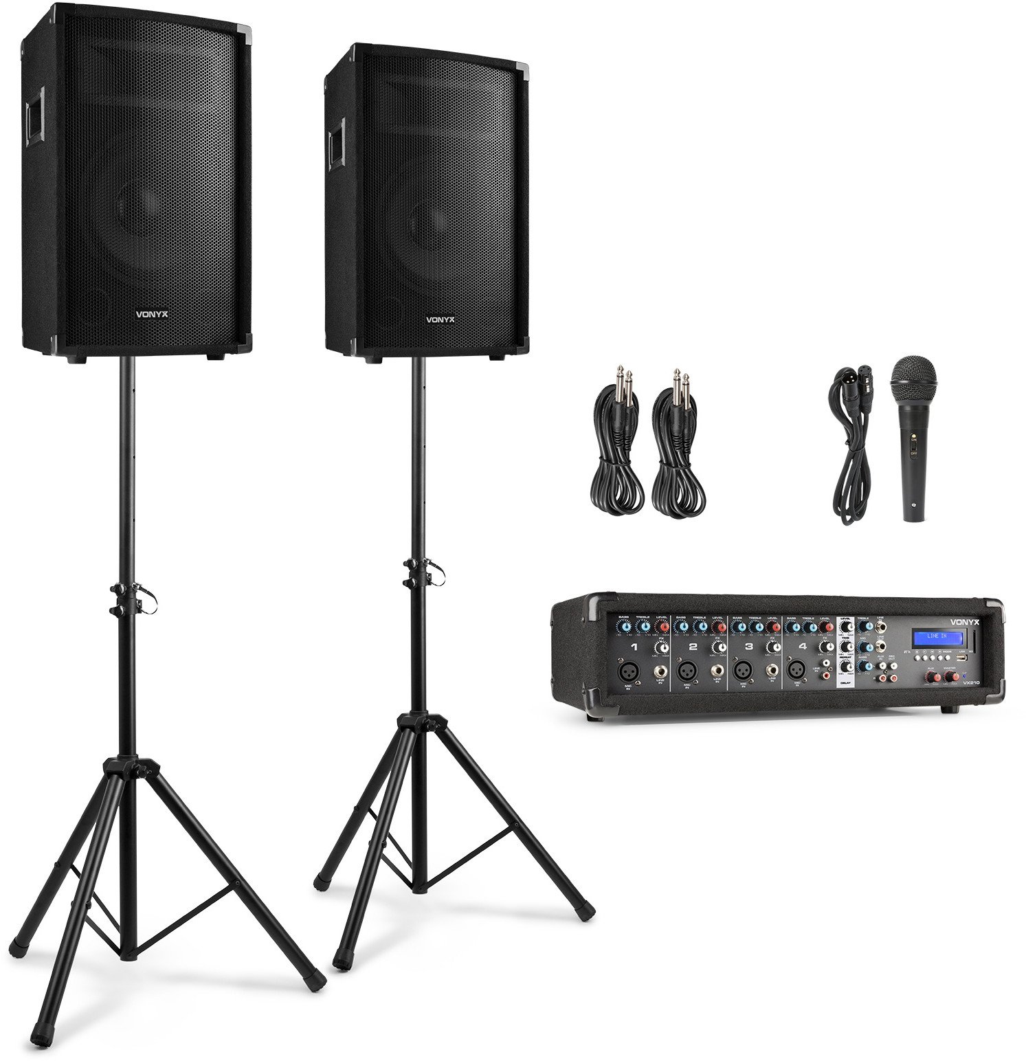 Kolumna Vonyx Zestaw nagłośnieniowy Pa 800W VX210 one size