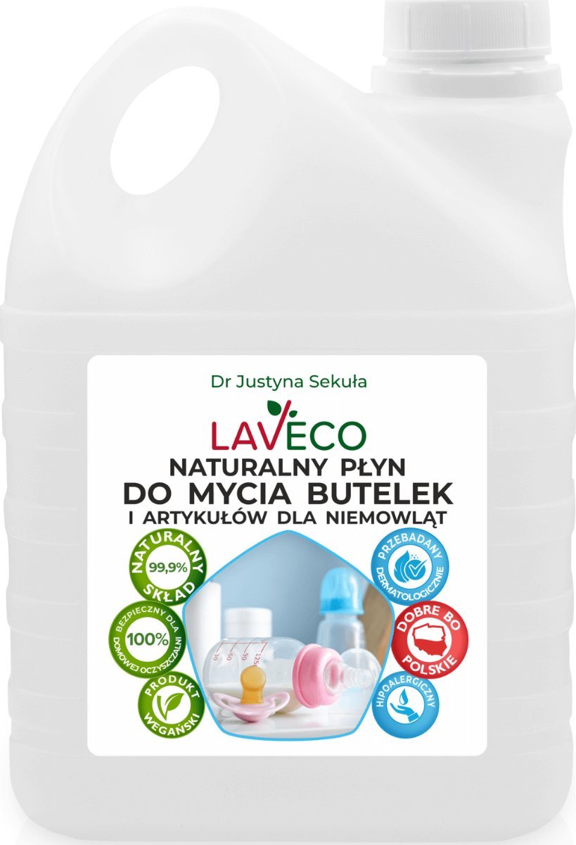 LAVECO Płyn do mycia butelek i artykułów dla niemowląt - 2 l