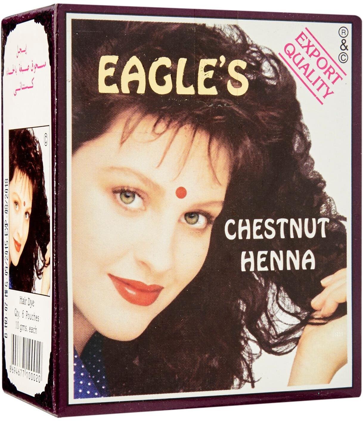 L Oreal Paris Set, Eagles, Henna Hair Color, Henna, Permanent Hair Dye, Chestnut, 6 pcs, 10 g For Women