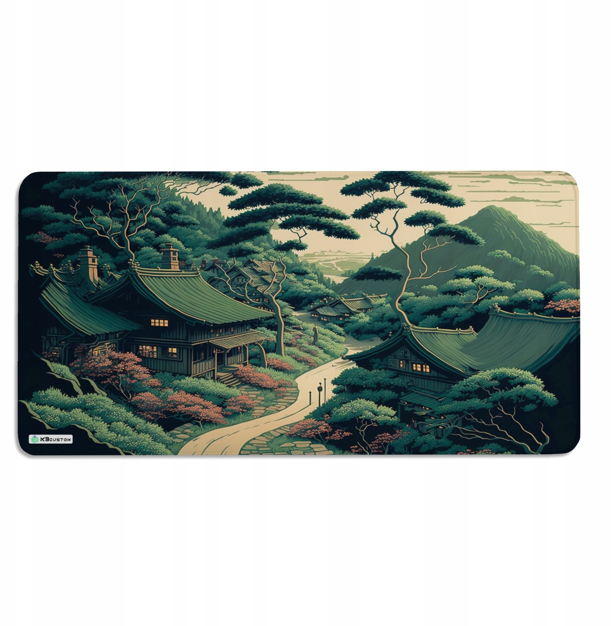 KBcustom DUŻA PODKŁADKA MATA POD MYSZKĘ MYSZ 100x50 XXXL KBcustom Biurko Flower 82