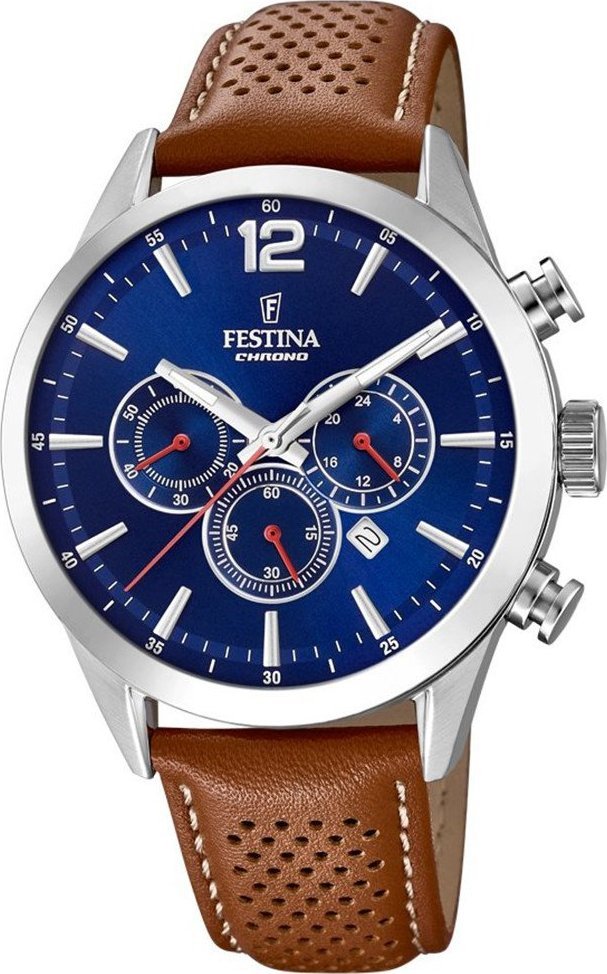 Zegarek Festina Zegarek męski F20542-3 brązowy