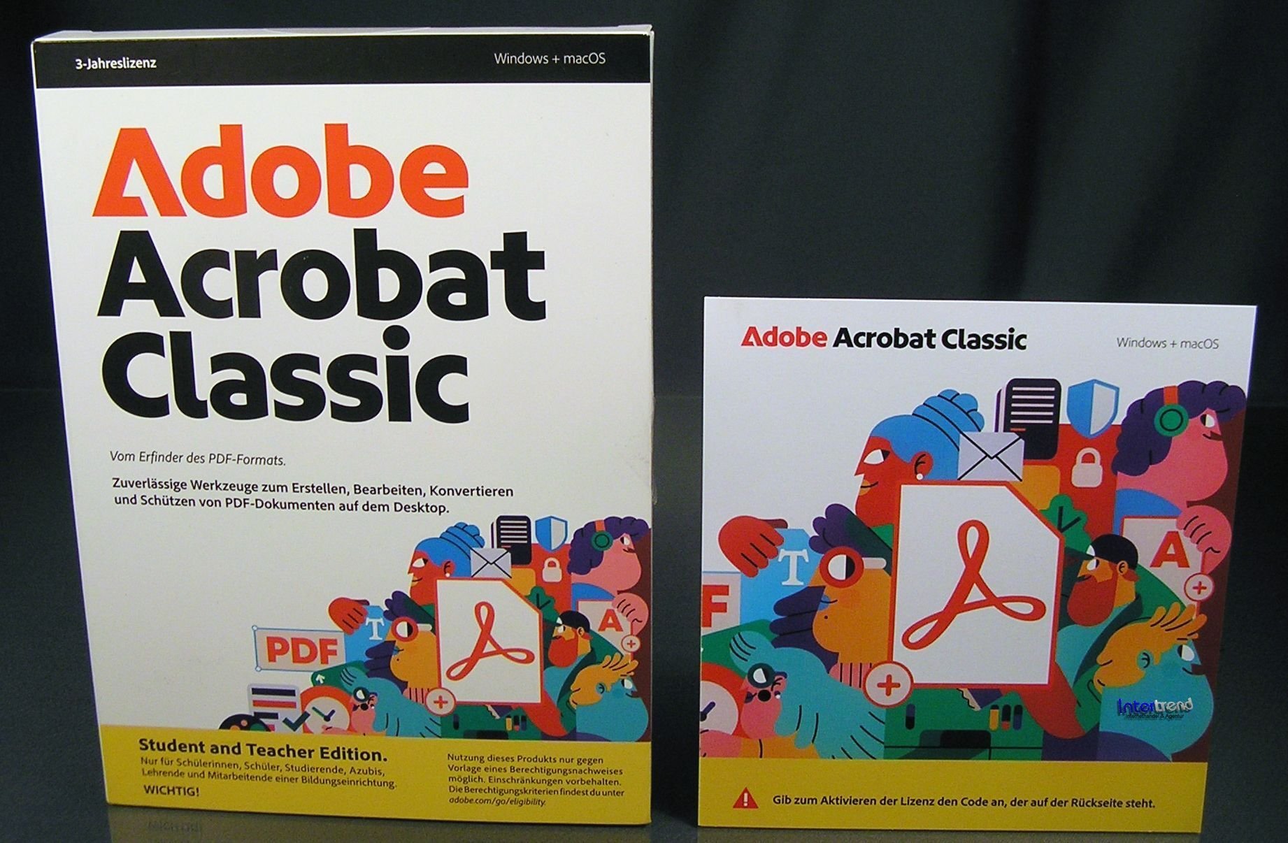 Adobe Acrobat Classic 2024 niemiecki S&T Box 3J czas trwania