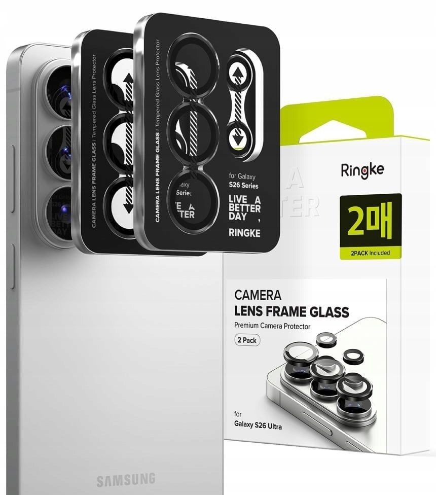 OSŁONA APARATU RINGKE CAMERA FRAME PROTECTOR 2-PACK GALAXY S26 ULTRA BLACK