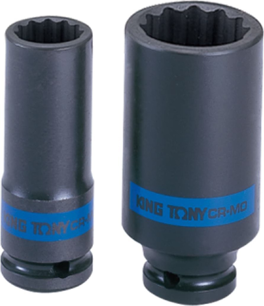 King Tony NASADKA DŁUGA UDAROWA 1/2" 13mm x 80mm, 12-kąt King Tony