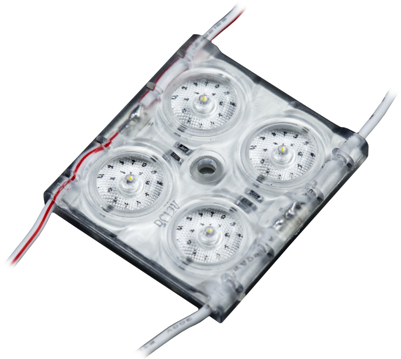 MW Lighting LED Module 12V/1.44W/214lm, center-center 151mm, prismatic lens 165deg, 6500K (590213516...
