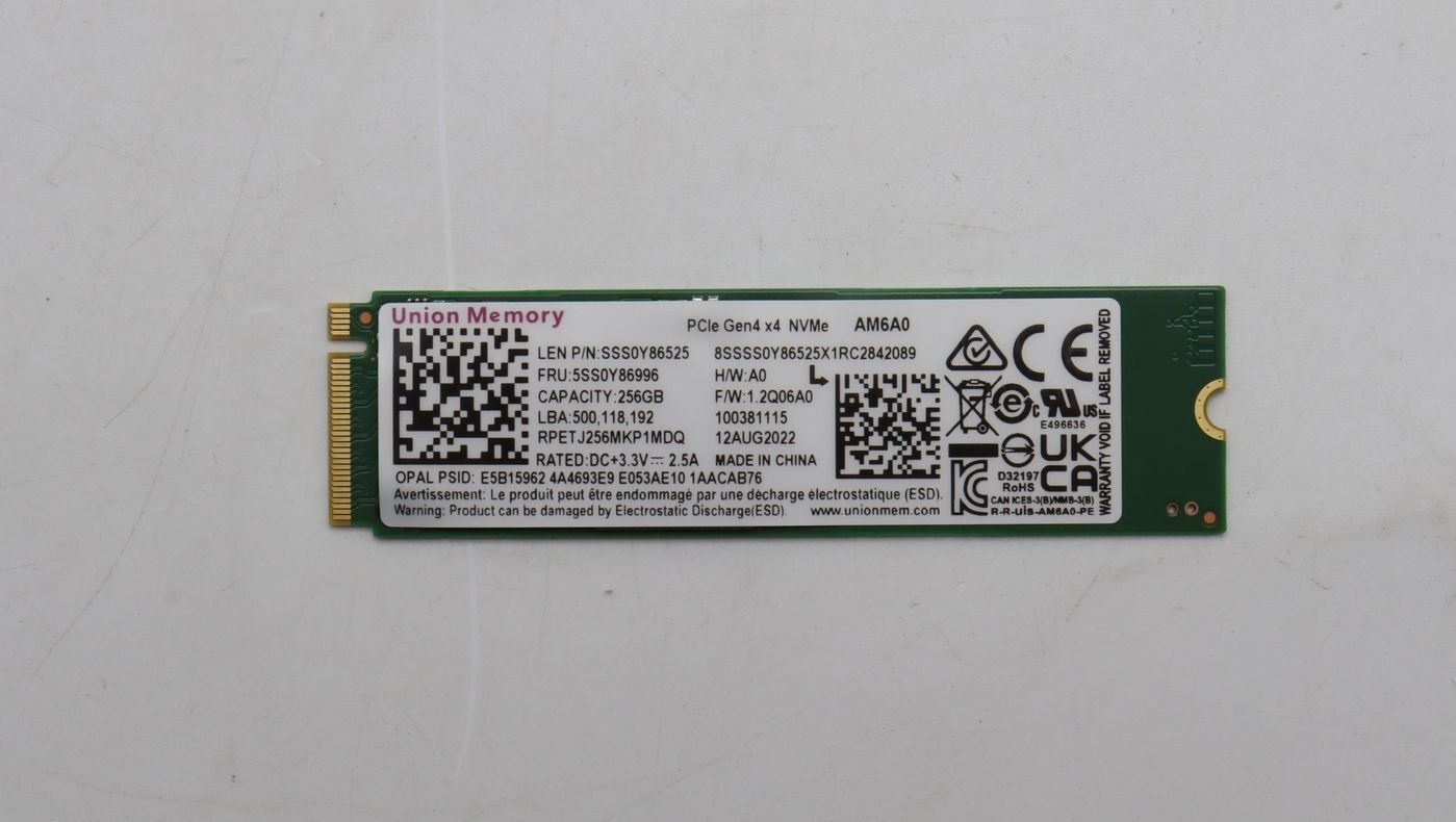 Dysk SSD Lenovo 256GB M.2 2280 PCIe 4.0 NVMe
