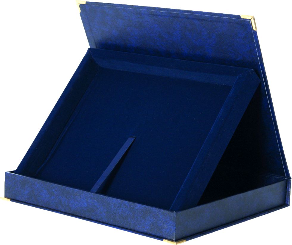 Tryumf Etui z tworzywa sztucznego poziome w kolorze niebieskim na deskę 200x150 (BTY1608/BL)
