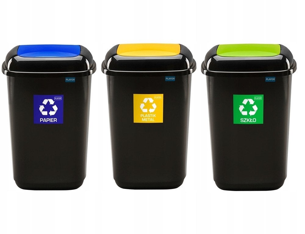 Kosz na śmieci Plafor BIN 12 L YELLOW