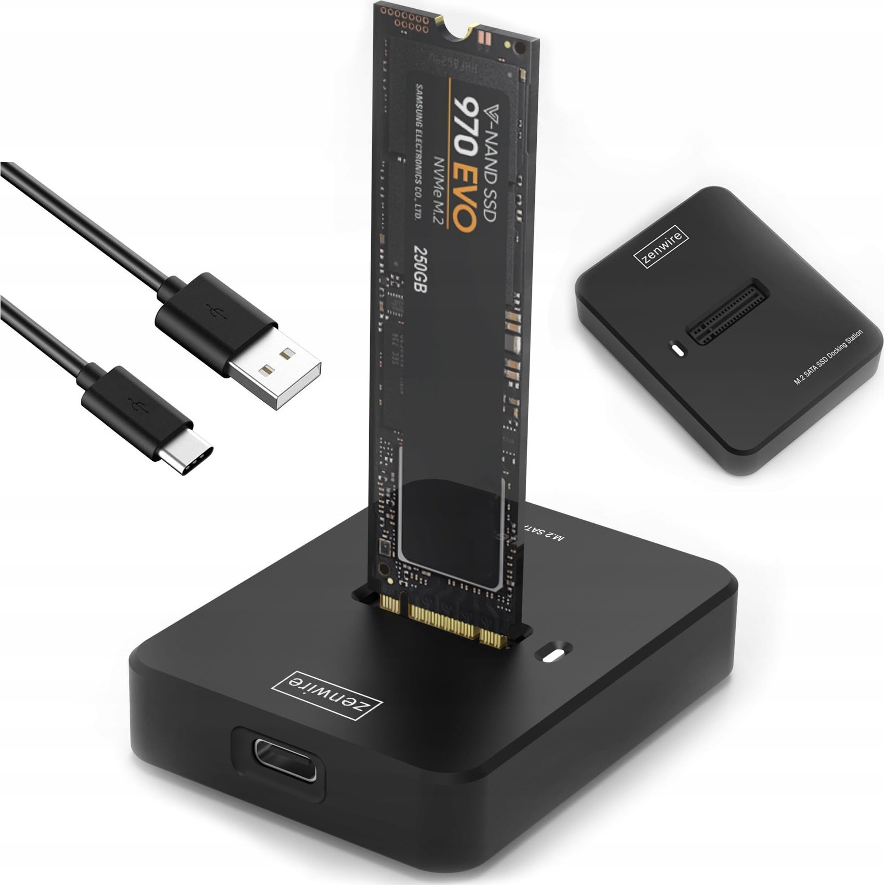 Kieszeń Zenwire M.2 NVMe/SATA - USB-C (SD-03)