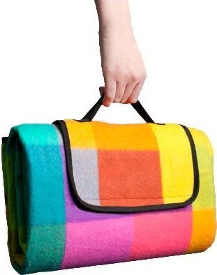 Home Life Koc piknikowy 150x180 cm wielobarwny