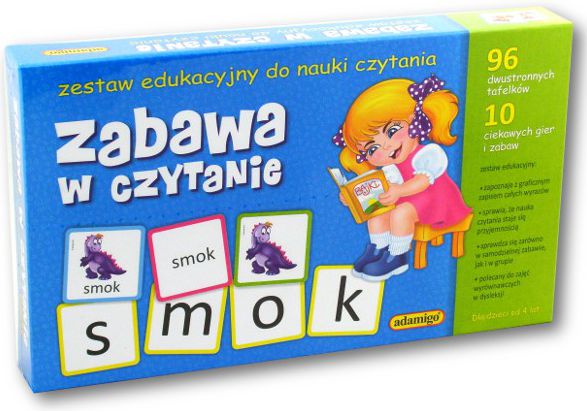 Adamigo Zestaw Edukacyjny Zabawa Czytanie - 6069