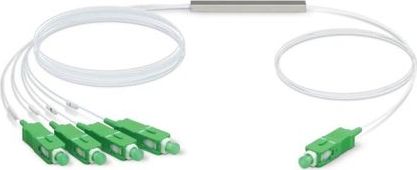   Ubiquiti UBIQUITI UF-SPLITTER-4 UFIBER 1:4 SPLITTER SC/APC G.657A1 900UM 1.5M STEEL TUBE