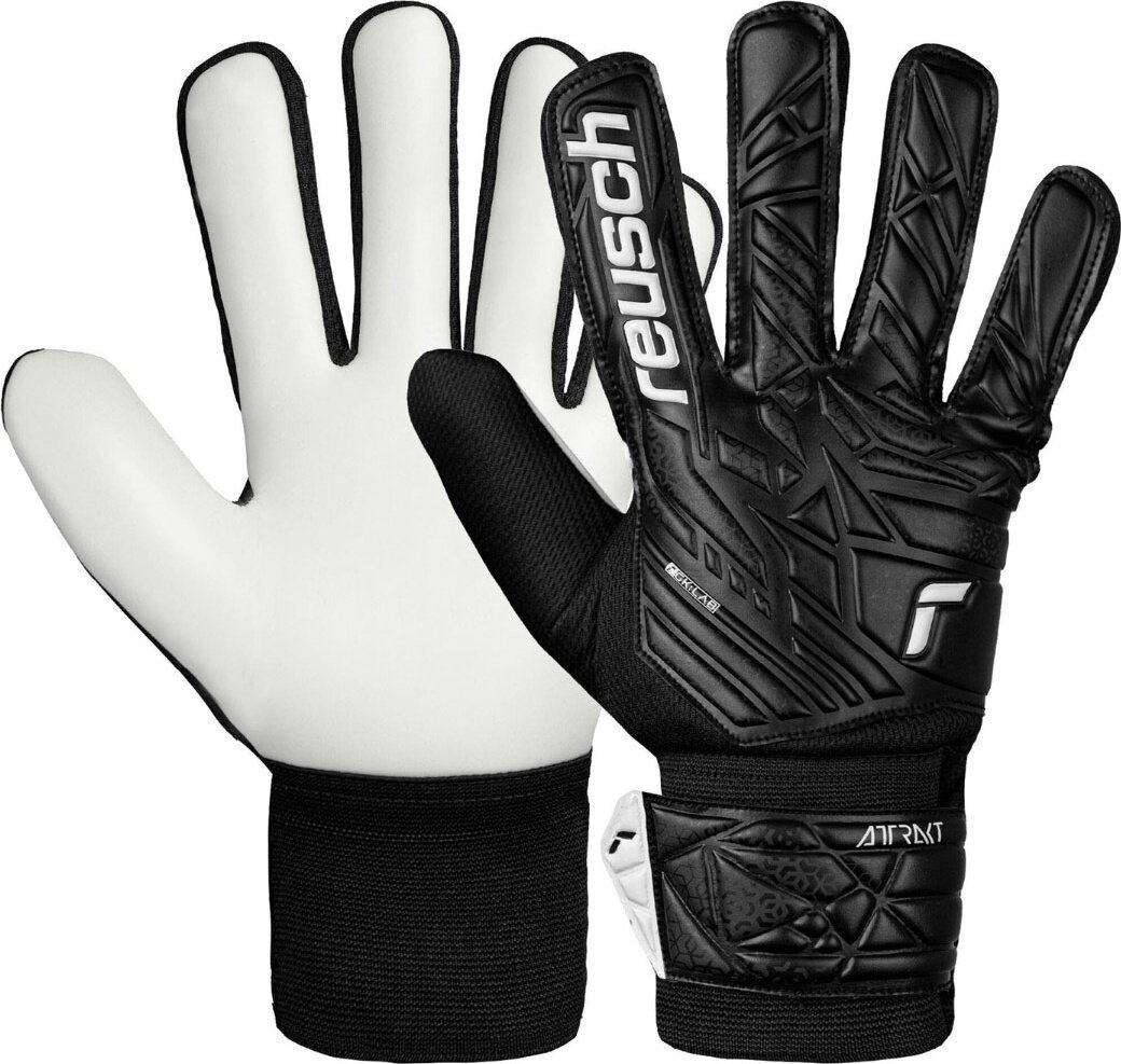 Reusch Rękawice bramkarskie Attrakt Starter Solid czarne 5570514 7700 7,5