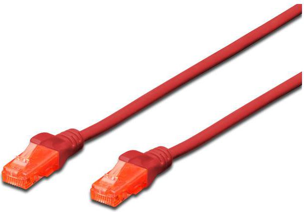 Digitus Patchcord U-UTP, Cat6, LSZH, 5m, czerwony (DK-1617-050/R)