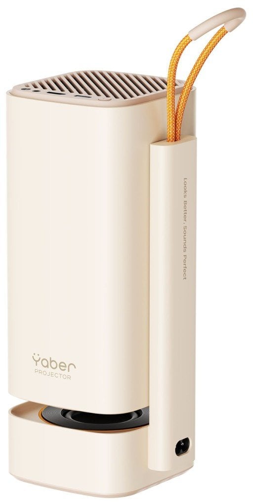 Projektor Yaber Projektor multimedialny T1 Pro przenośny ultrakompaktowy składany LCD FullHD 1080p - beżowy